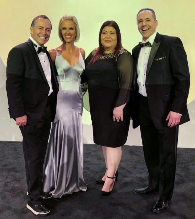 Mark and Tracy Jarvis with Scott and Jennifer Welch at business leaders evening event