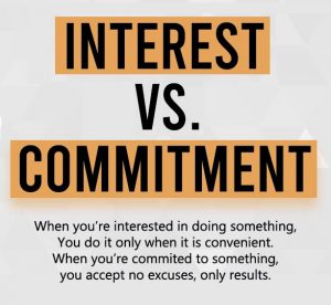 interest vs commitment