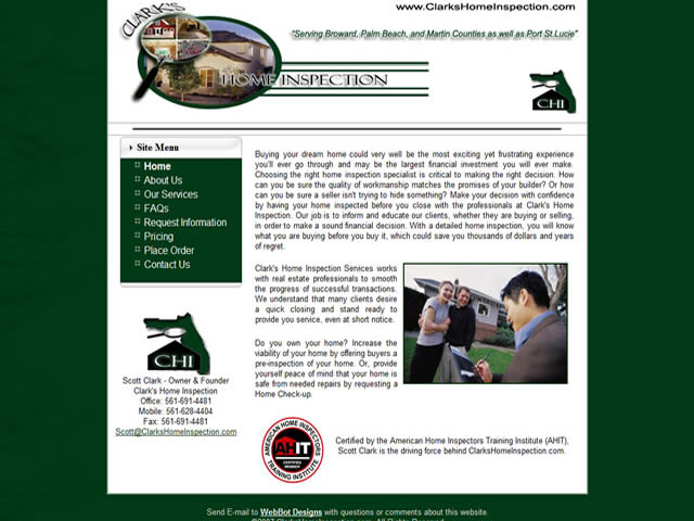 home inspection website