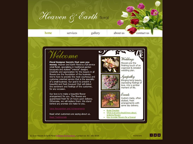 Florist website