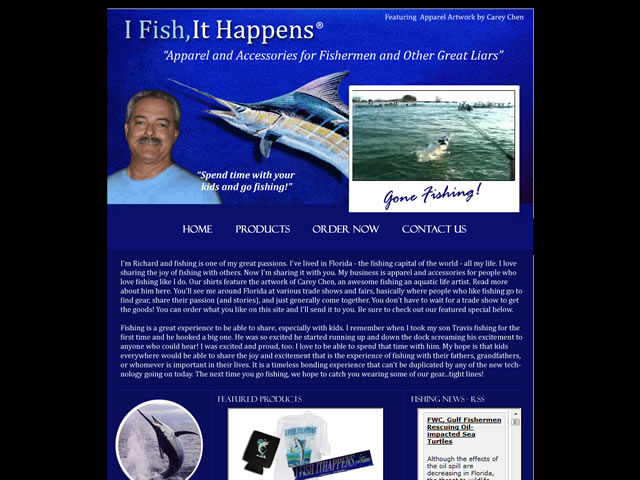 Fishing Accessories Website