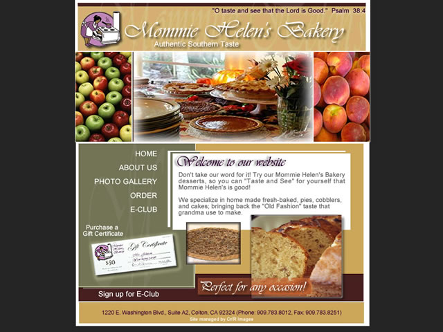 dessert maker website