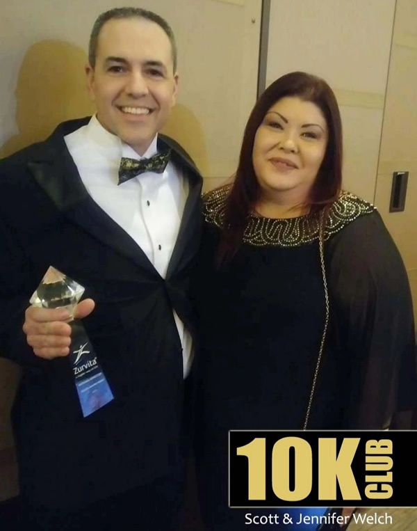 receiving awards at network marketing events