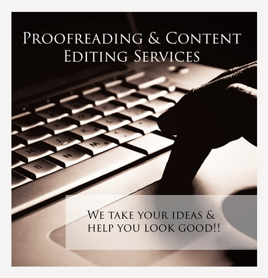 Proofreading and Content Editing by WebBot Designs