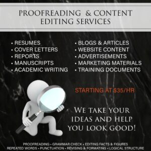 Proofreading and Content Editing by WebBot Designs